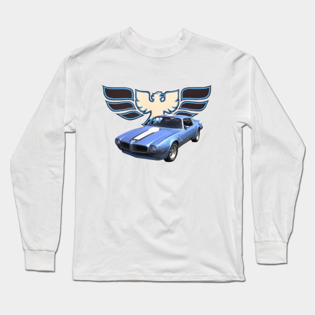 1972 Pontiac Trans AM Long Sleeve T-Shirt by Permages LLC
